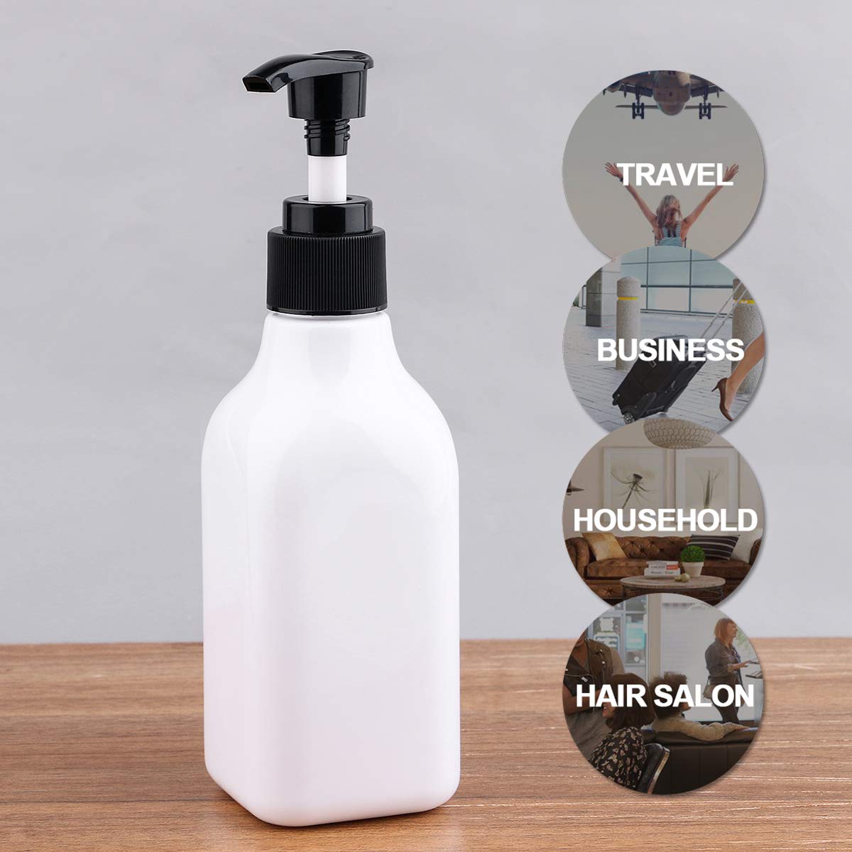 Good price 500 ml frosted plastic lotion botter with custom logo