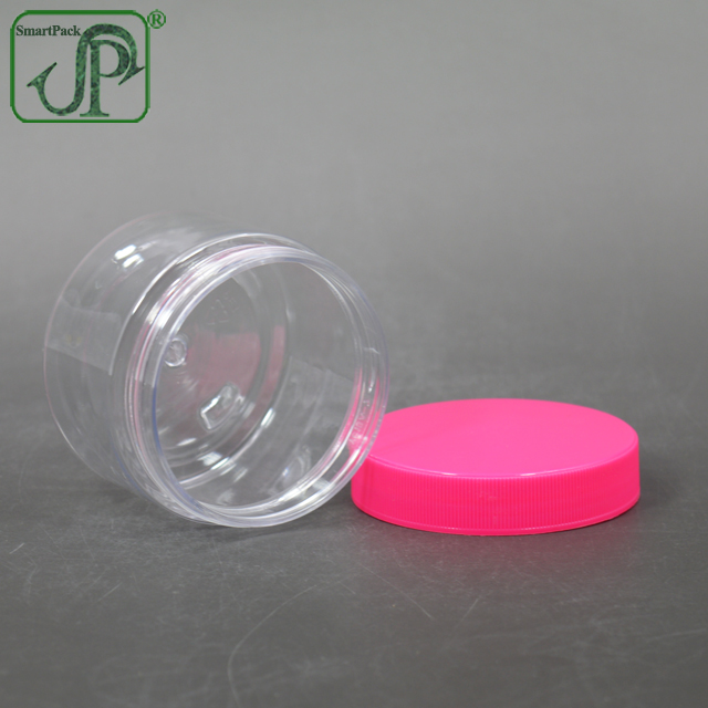 Good price empty packaging PET plastic 4oz cosmetic jar food grade and BPA Free