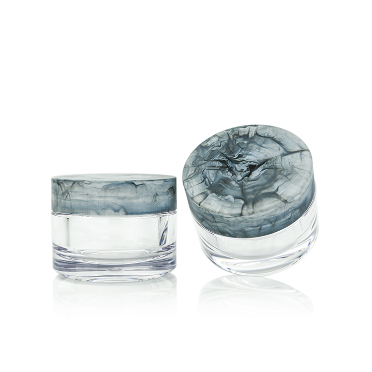 Good quality Transparent/clear Plastic Thick PETG Skincare Cream Jar for cosmetic Containers WHB 15/30/50/100g