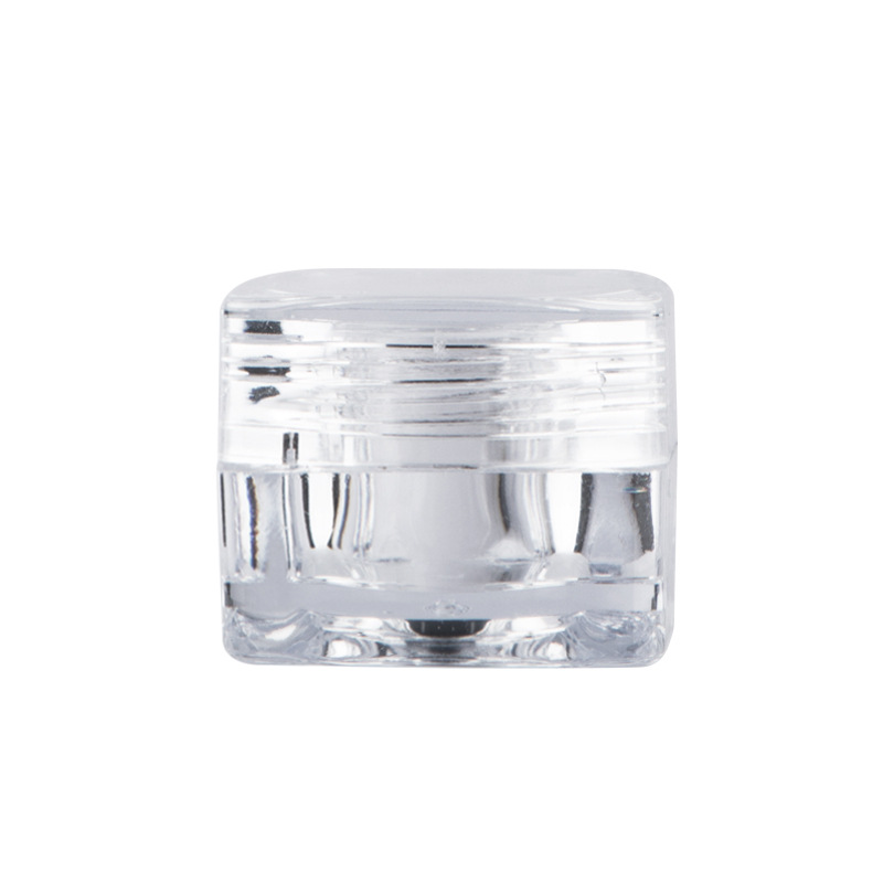 Good quality plastic empty face cream round shape 5g 15g AS plastic jar