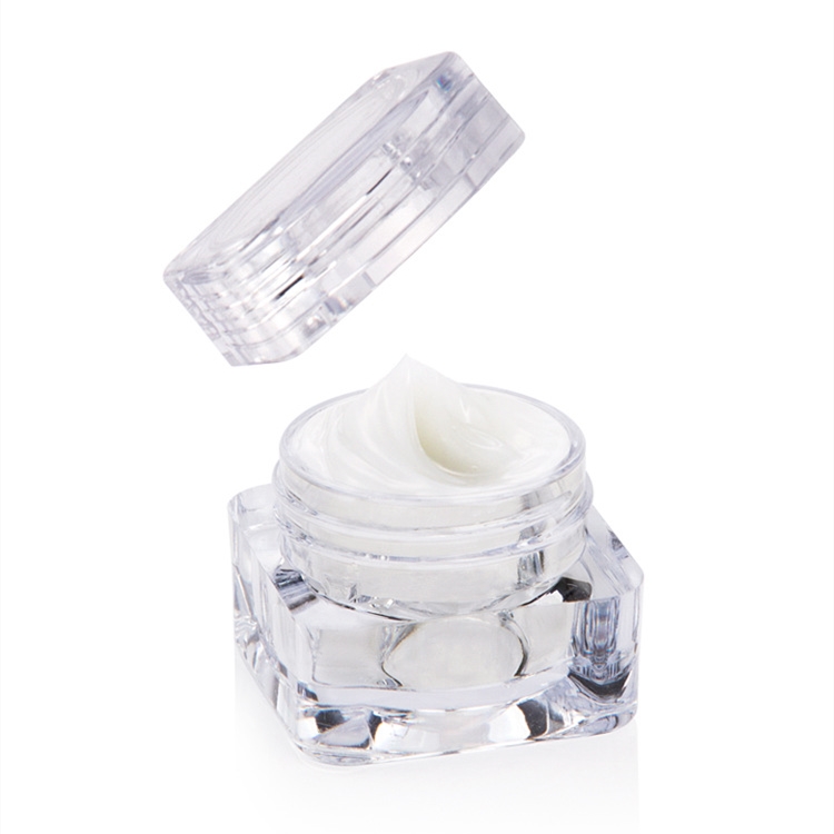 Good quality plastic empty face cream round shape 5g 15g AS plastic jar