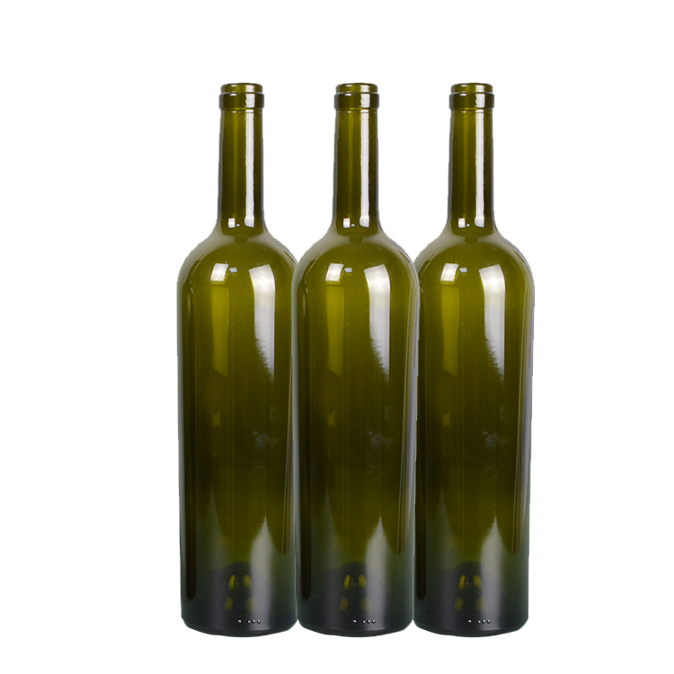 Good quantity 750ml empty wine glass bottle 780g glass bottle CYC-238