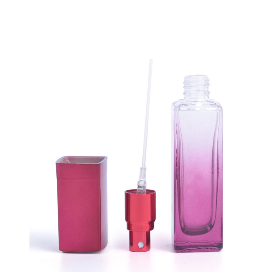 Gradient Color Perfume Bottle with Colored Lid Colored Spray Bottle for Scent Customized Spray Bottle