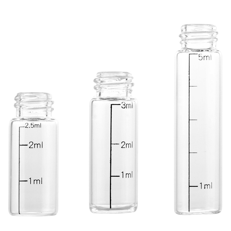 Graduated bottle transparent glass portable perfume spray bottle