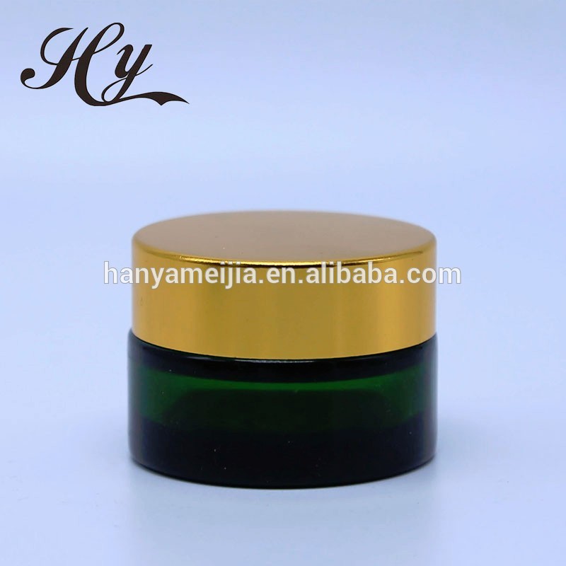 Great Demand 60g Amber Frosted Glass Jar For Cosmetic Packing