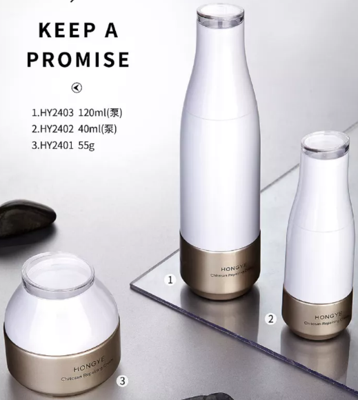 Great Quality Hot Selling Environmental Protection Glass Cosmetic Set Glass Bottle Jar With Plastic Caps For Skin Care Cream