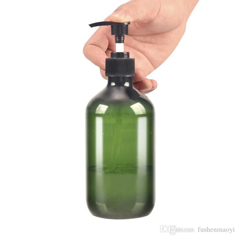 Great clear plastic bottle lotion containers screen printed with pump