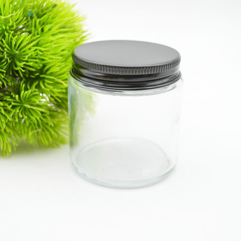 Great storage container for lotions, balms, craft projects 120ml Clear Glass Jar