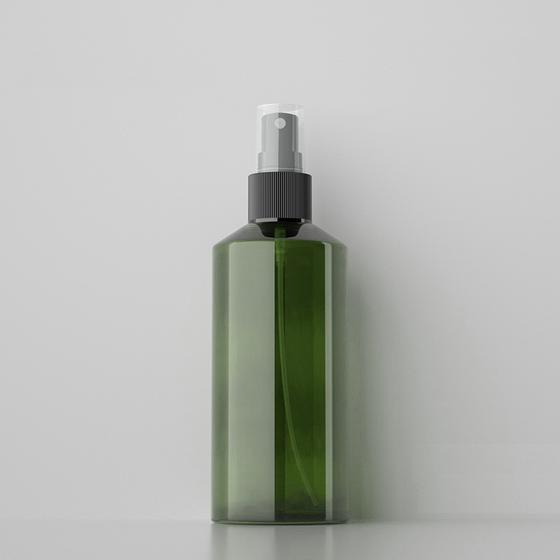 Green Amber White 200ml 150ml 100ml 50ml PET Hand Sanitizer Disinfectant Hand Wash Packaging Bottle with Fine Mist Sprayer