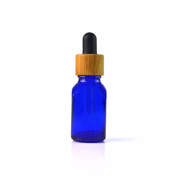 Green Bamboo Dropper Bottle 30ml Glass Dropper Bottle With Bamboo Cap