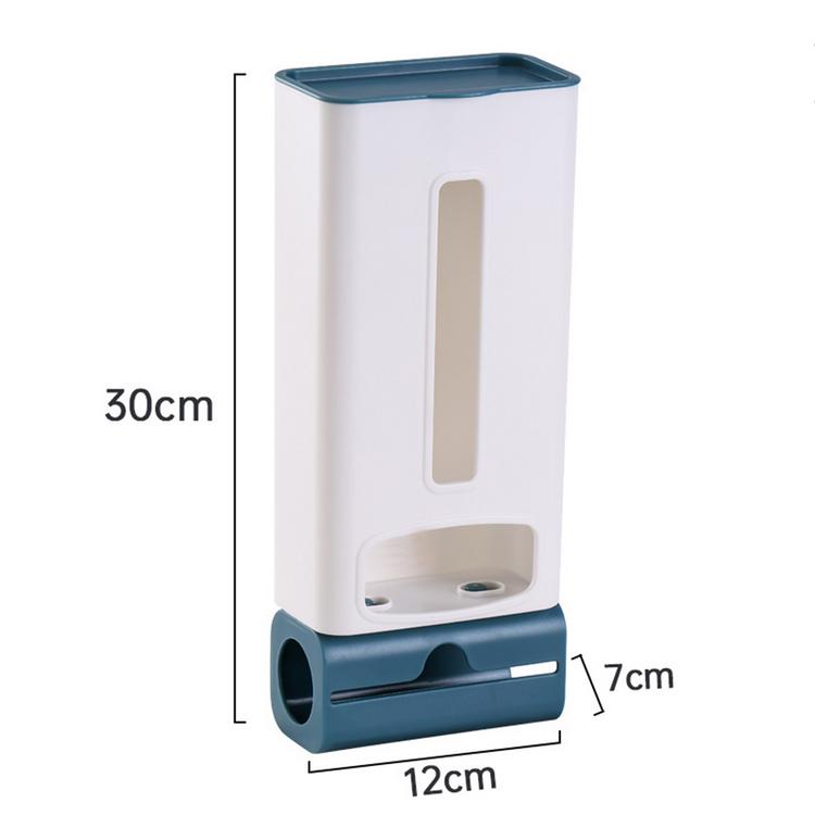 Grocery Bag Holder Multifunctional Wall-mounted Storage Box Multifunctional Punch-free Storage Rack Simple Installation