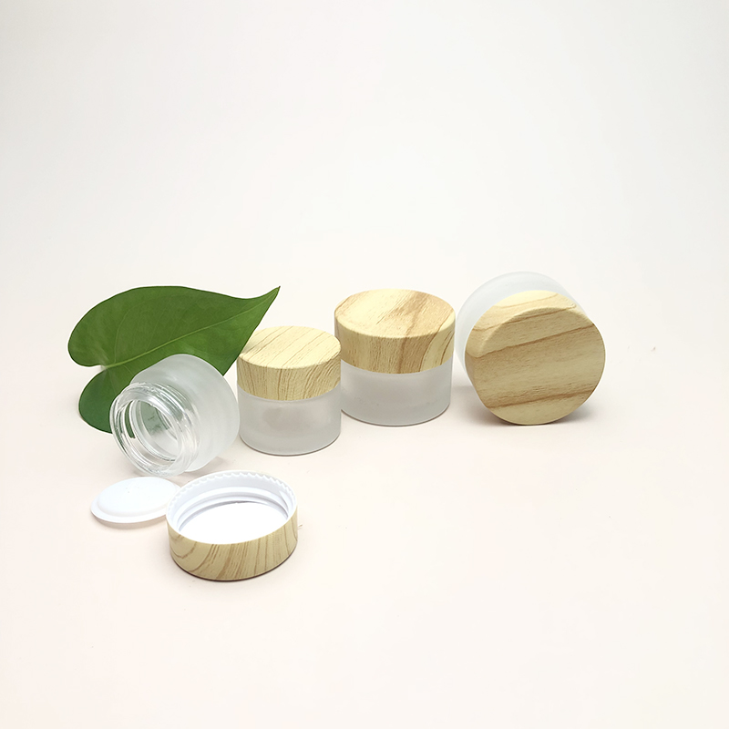 Ground glass jars for creams and lotions cream jar glass empty jars for lotions and creams