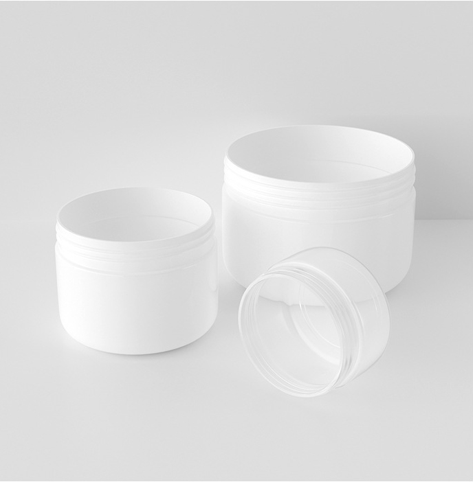 Guangdong Shenzhen clear and white color 20 ml 50 ml 100 ml pp plastic cosmetic jar