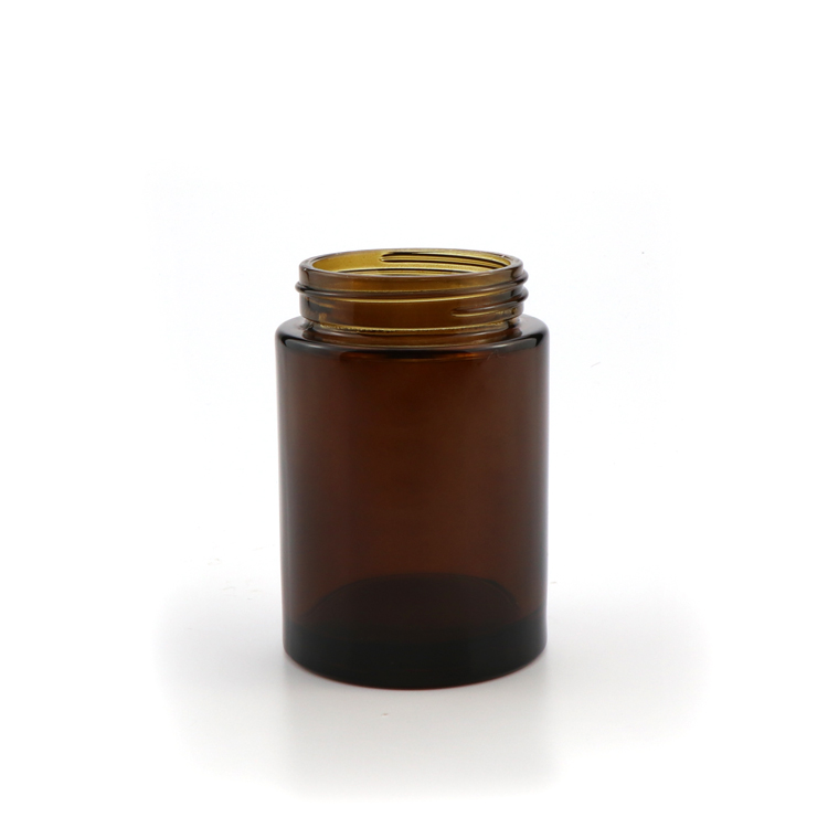 Guangdong bulk 30 ml 60 ml 120 ml amber empty child resistant cap 2 gram flower airtight glass apothecary stash jars