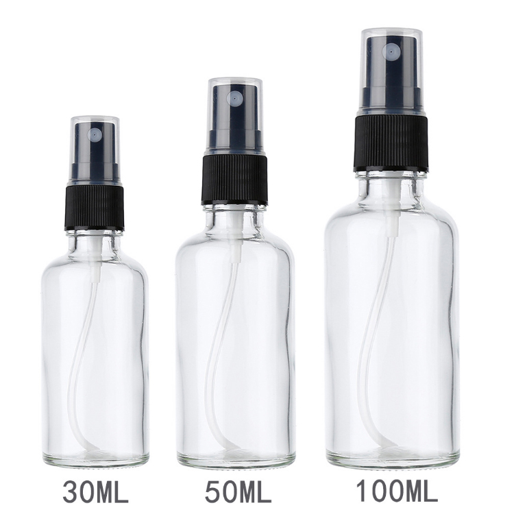 Guangzhou 10ml 15ml 30ml 50ml 100ml colorful glass cosmetic bottle for essential oil