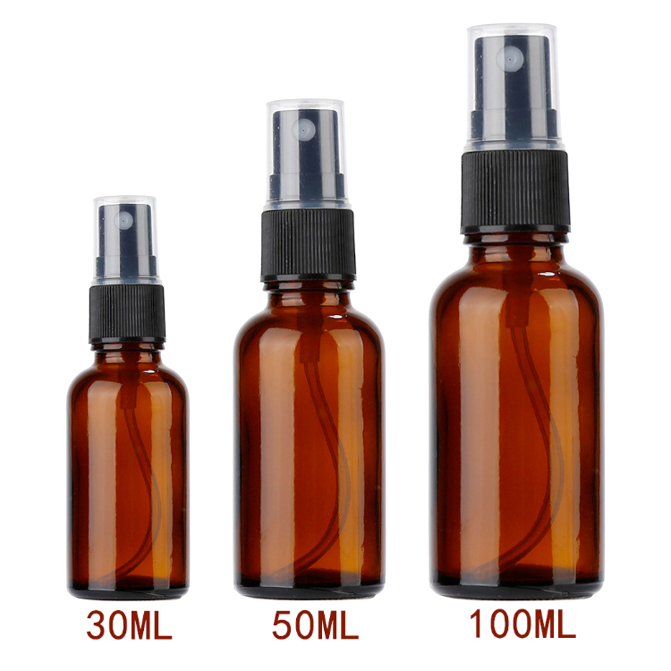 Guangzhou 10ml 15ml 30ml 50ml 100ml colorful glass cosmetic bottle for essential oil