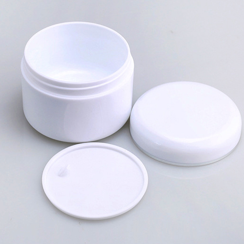 Guangzhou 200ml PP empty clear cosmetic lotion jar with lid
