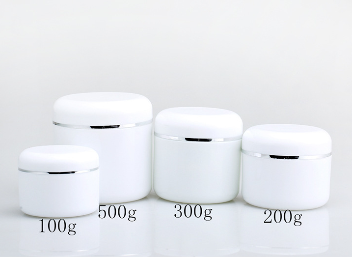 Guangzhou 200ml PP empty clear cosmetic lotion jar with lid