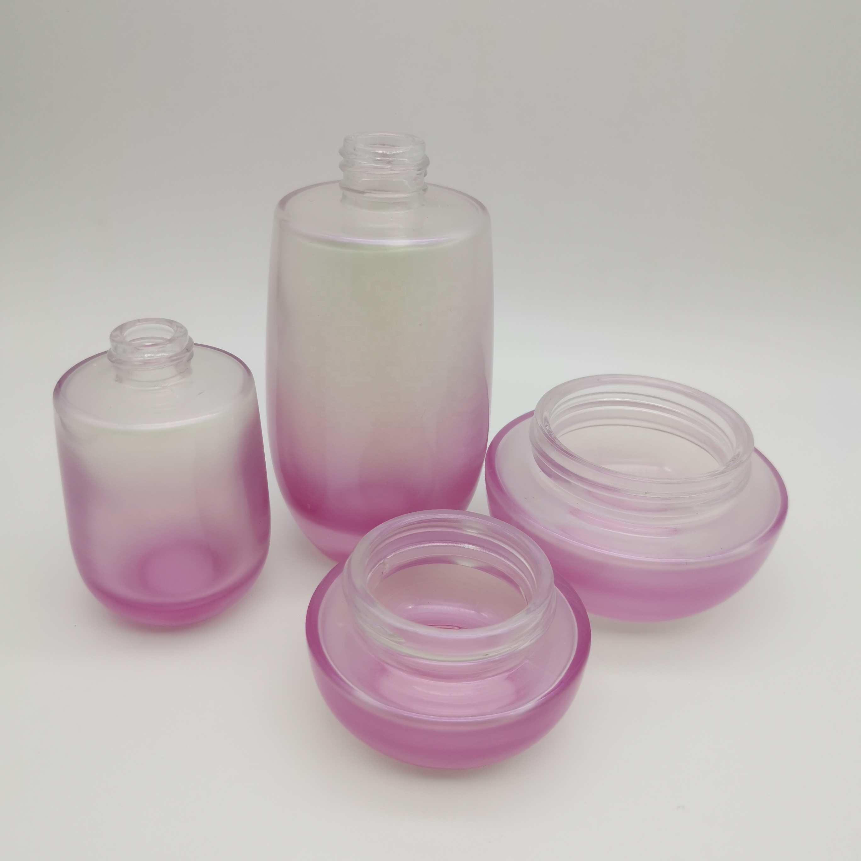 Guangzhou Glass Bottle Cosmetic 50ml Packaging Set