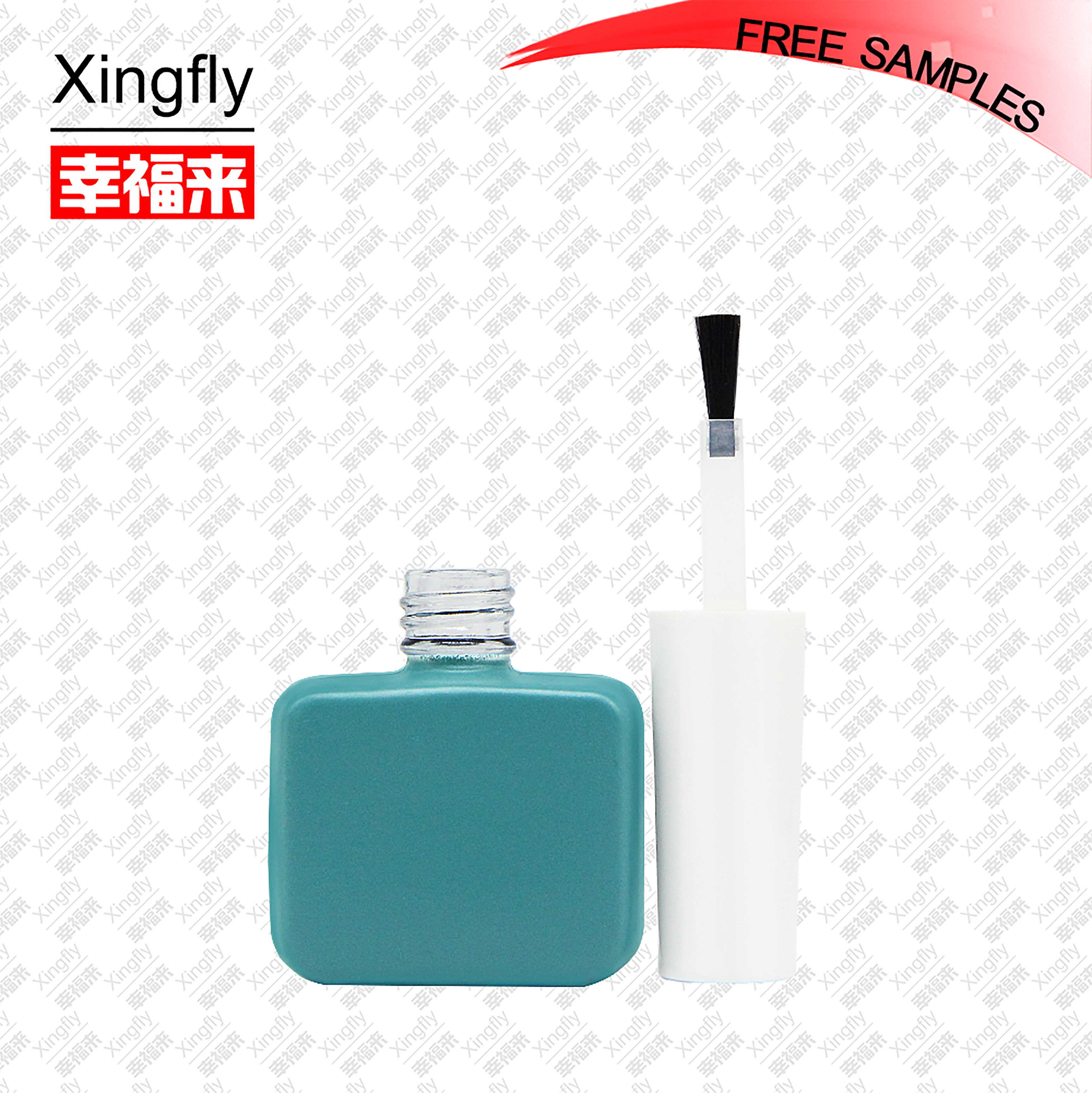 Guangzhou Xingfly 13ML Glass Nail/ Empty Gel Polish Bottle With Cap and Brush