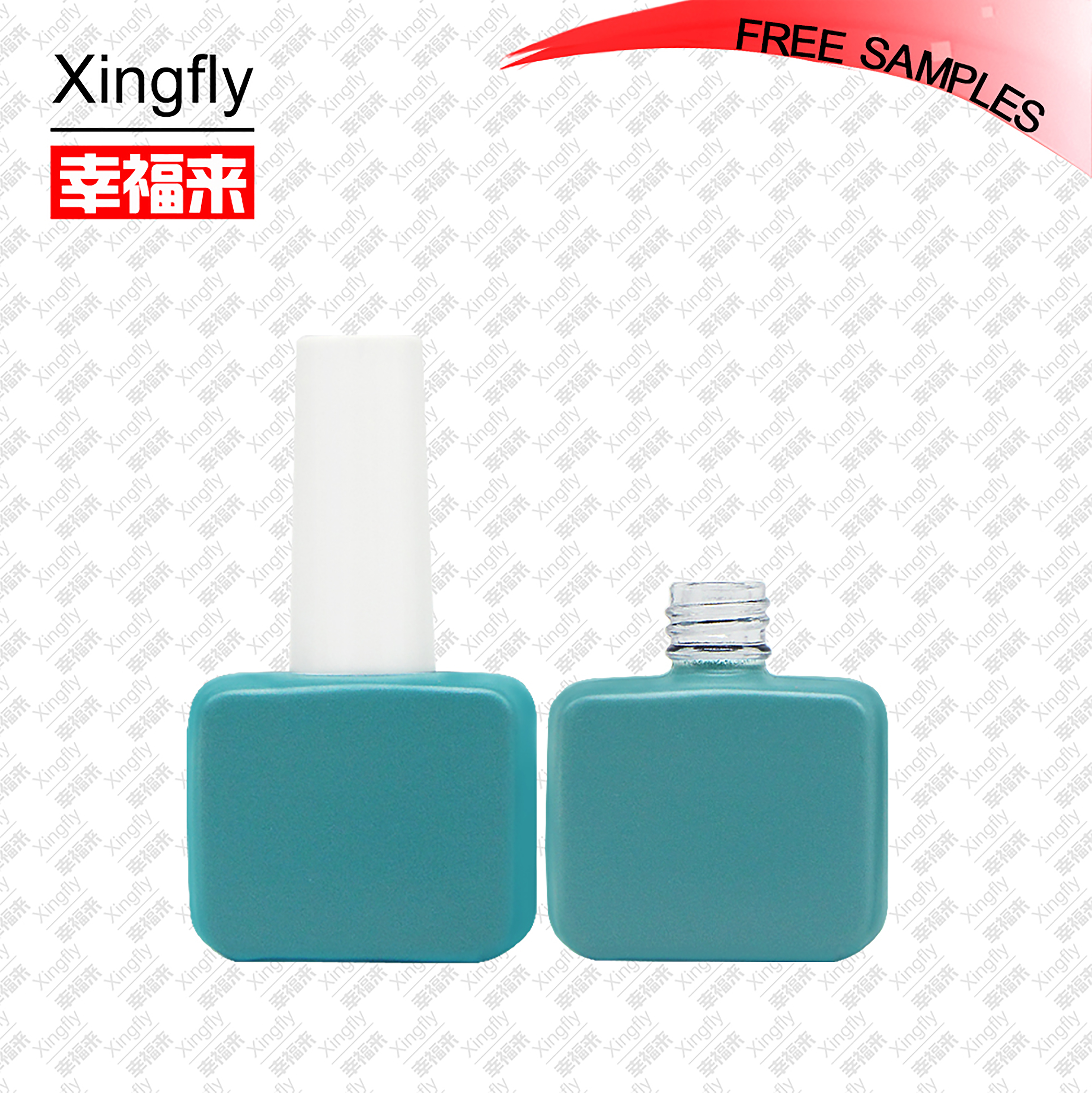 Guangzhou Xingfly 13ML Glass Nail/ Empty Gel Polish Bottle With Cap and Brush