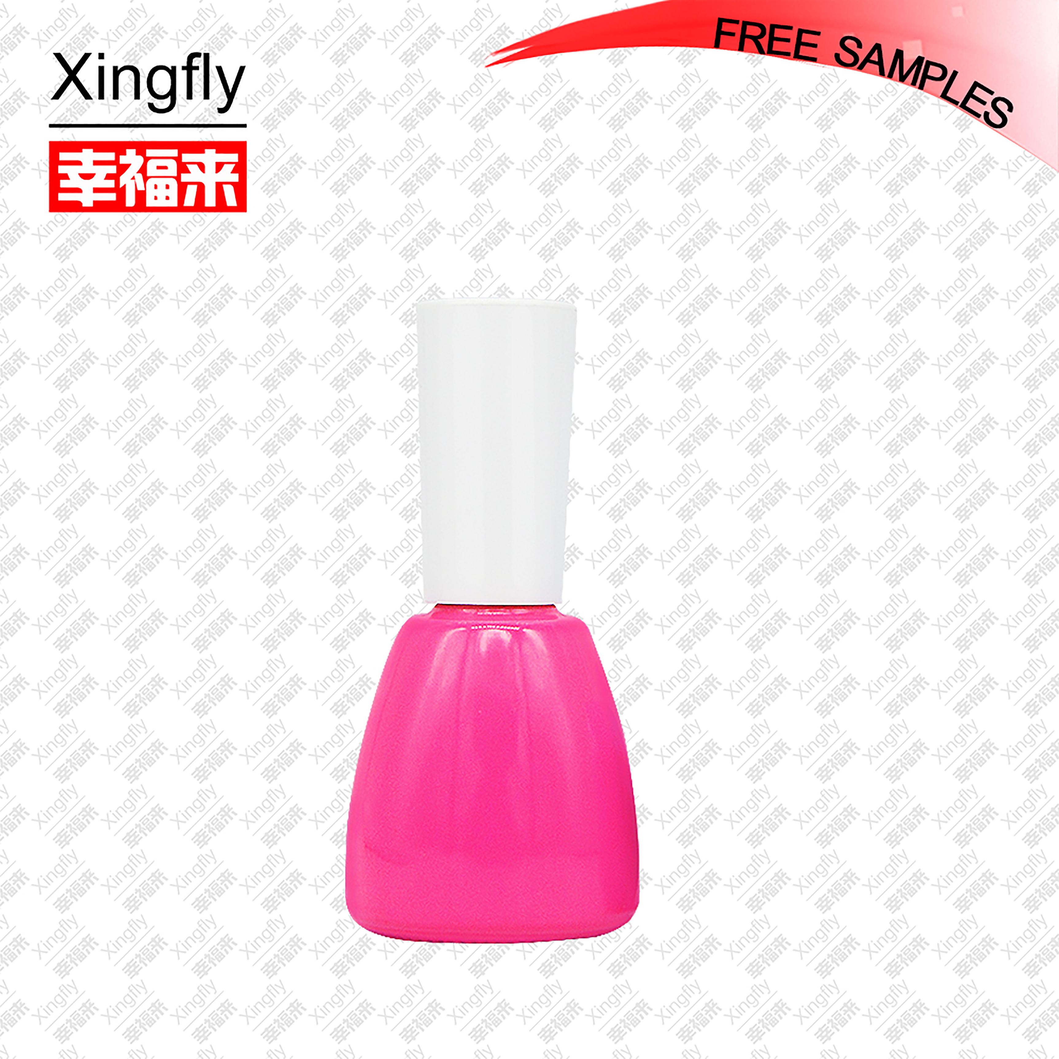 Guangzhou Xingfly 7ML Round Glass Nail/ Gel Polish Bottle/empty nail polish bottle