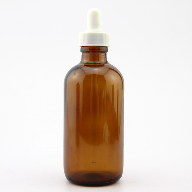 Guangzhou factory price 200ml glass amber dropper bottles for cosmetic liquid oil