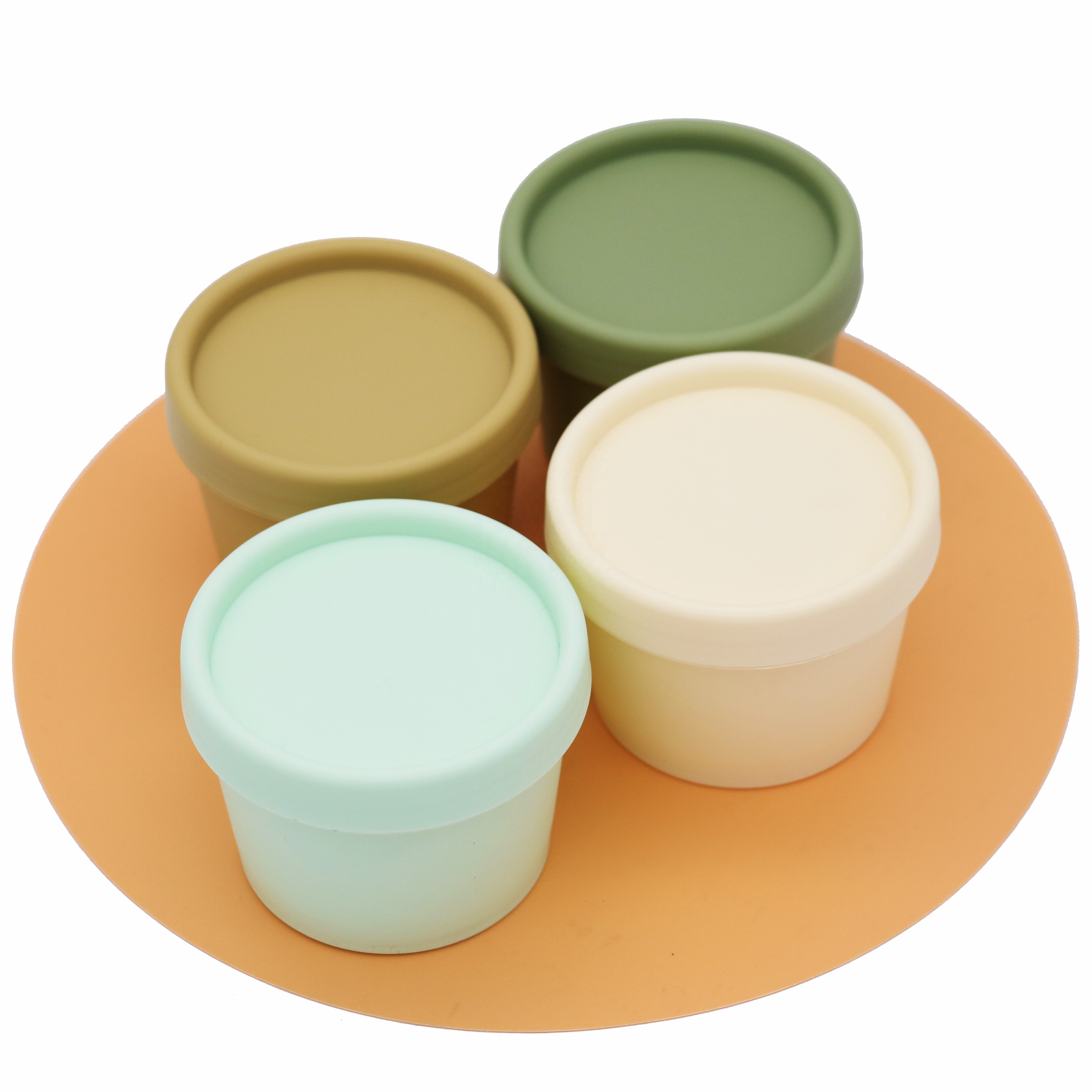 Guangzhou factory production 100g cream jar plastic cosmetic packaging for jelly skin care