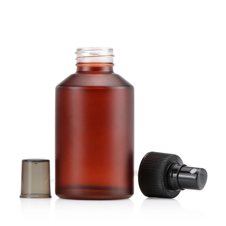 Guangzhou red glass bottle with dropper 5ml 10ml 15ml 20ml 30ml 50ml 100ml cosmetics-packaging