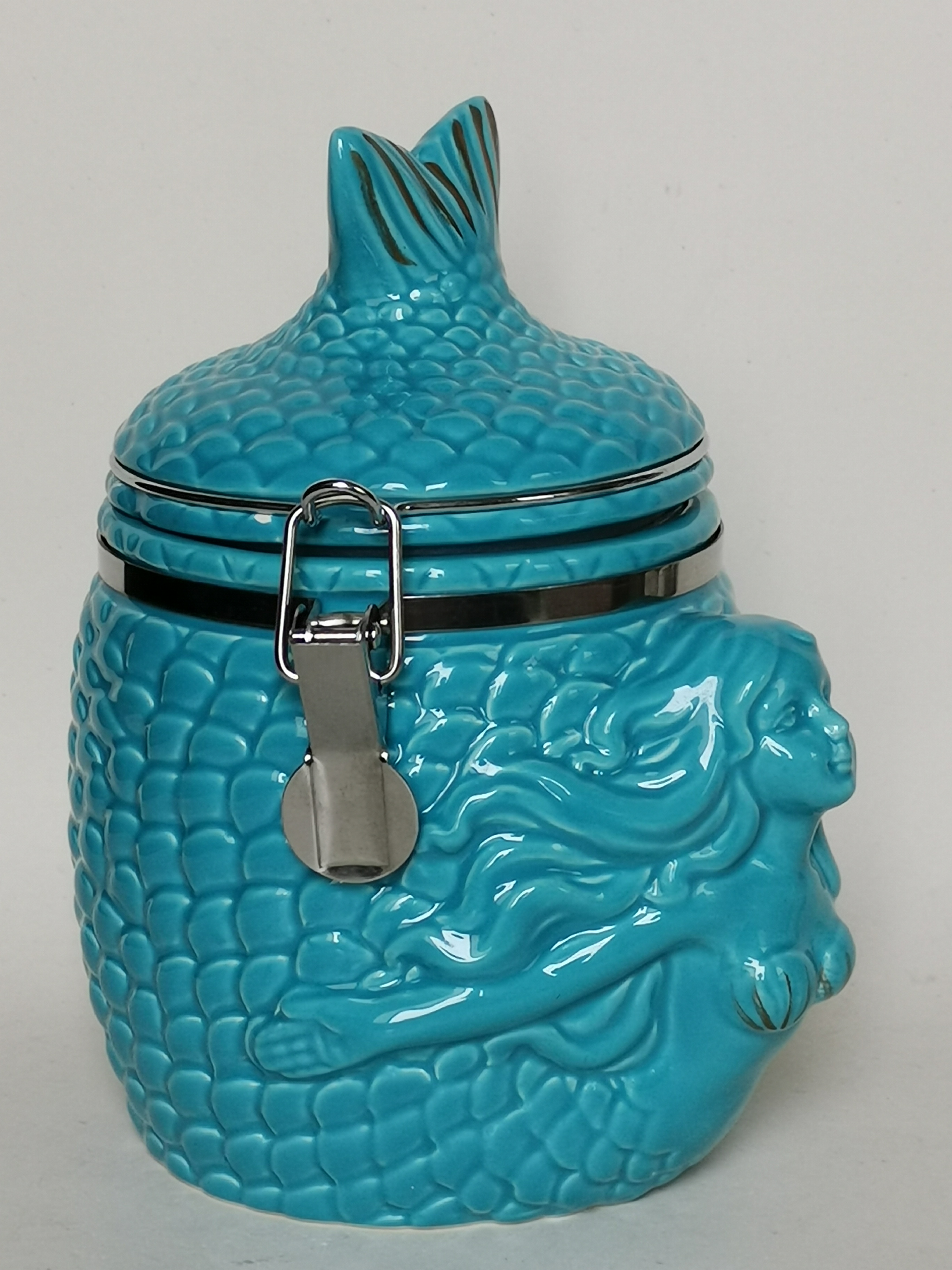 Guaranteed service quality Mermaid shape Hinged Jar for household