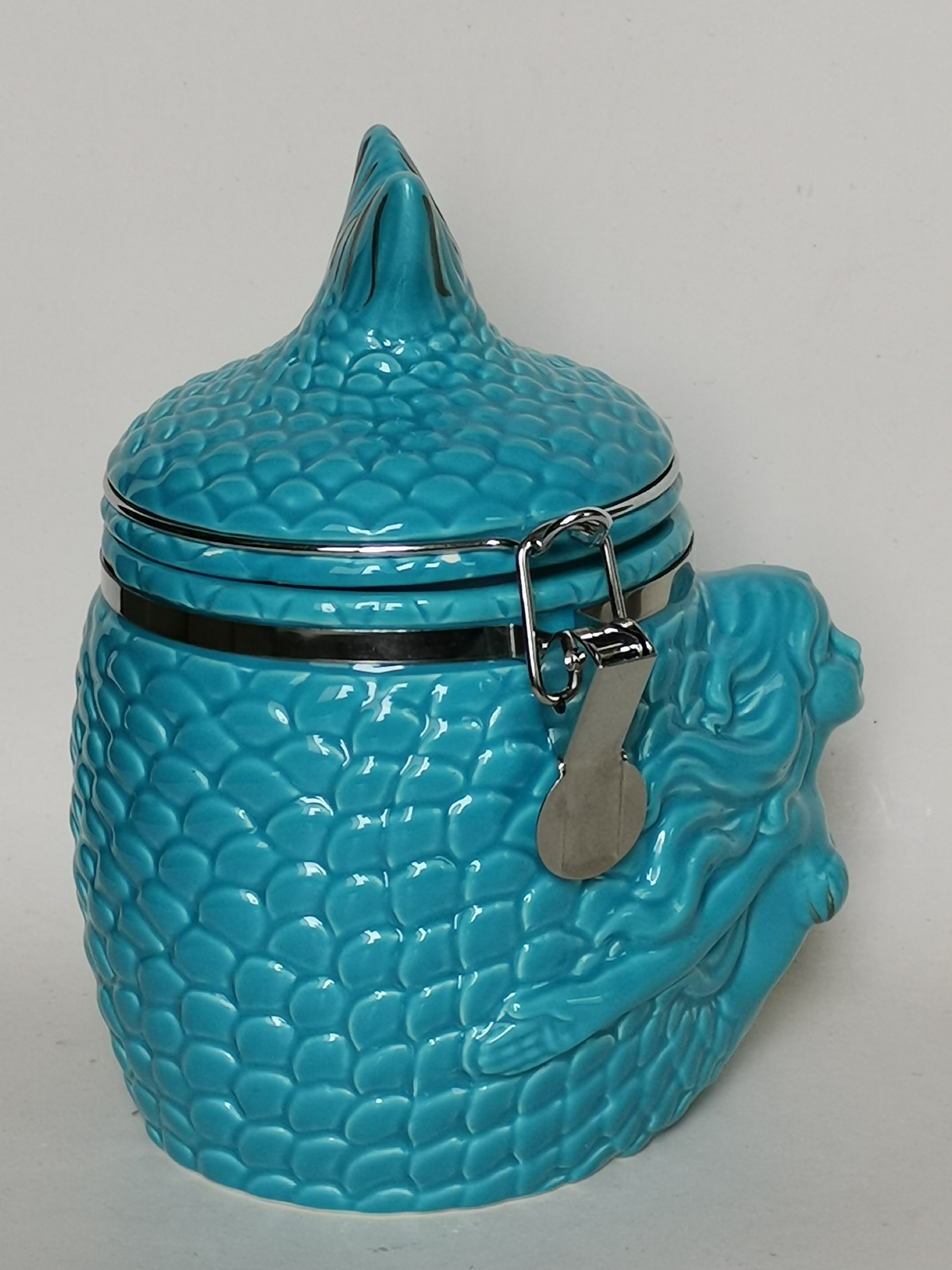 Guaranteed service quality Mermaid shape Hinged Jar for household