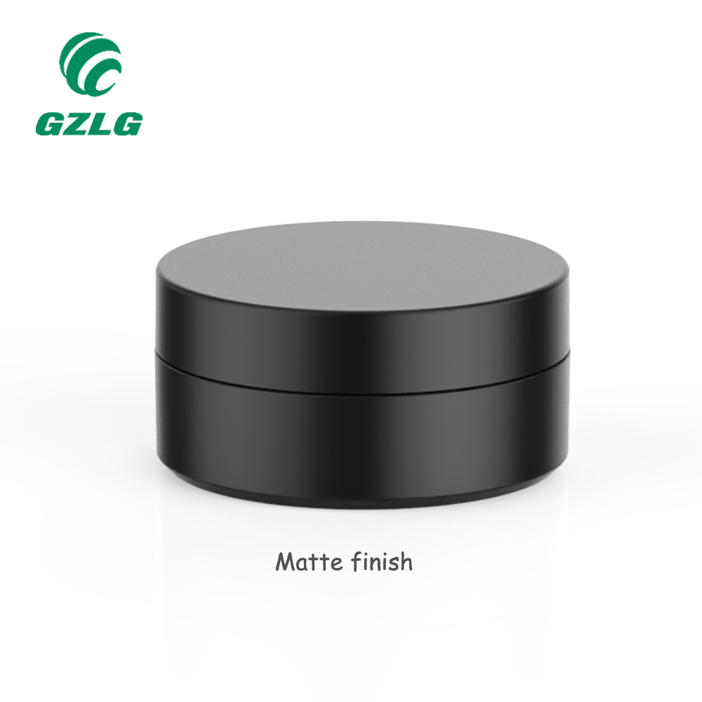 Gzlg Eco Empty PET Plastic Matte Black 4Oz 10G 50G 30Ml 50Ml 100Ml Eye Face Cream Jar Cosmetic Acrylic Facial Cream Container