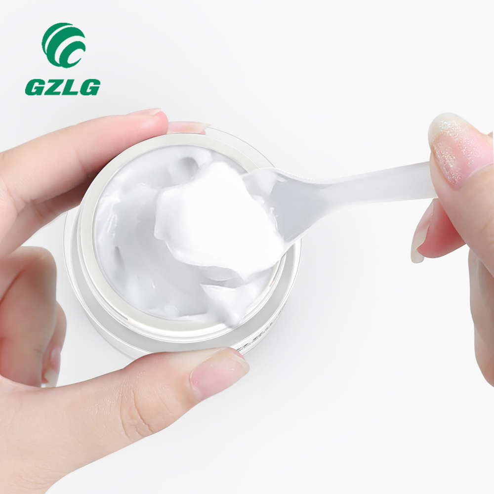 Gzlg Factory Wholesale Custom Cosmetics Packaging Containers 10G 120Ml 250Ml 500Ml Round White Acrylic Cream Jar For Skin Care