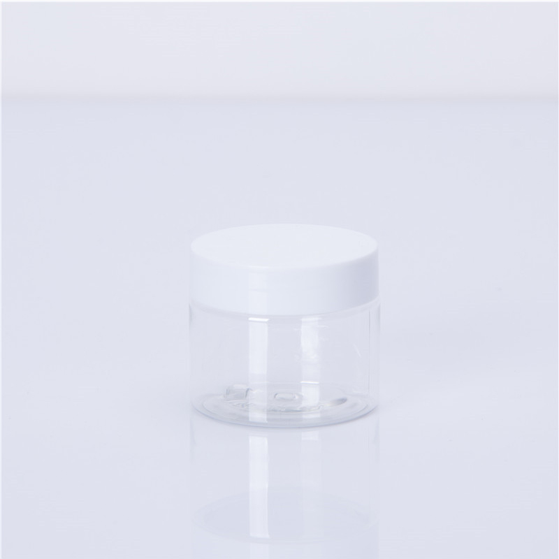Gzlg Factory Wholesale Plastic Face Eco Friendly Cosmetics Packaging Plastic Cosmetic Cream Jar Body Lotion Containers White Cap