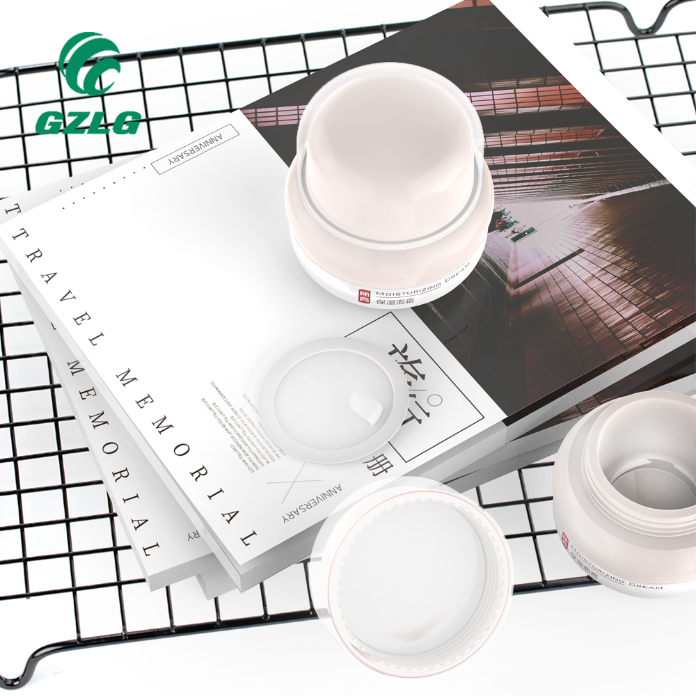 Gzlg Wholesale Custom 100Ml 120Ml 200Ml 250G Amber Cream Jar 10G Plastic Container With Lid
