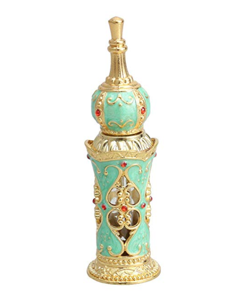 H&Z Refillable Perfume Bottles Vintage Middle Eastern Style Glass Empty Essential Oil Bottle Wedding Gifts 15ML