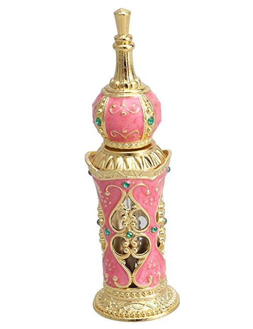 H&Z Refillable Perfume Bottles Vintage Middle Eastern Style Glass Empty Essential Oil Bottle Wedding Gifts 15ML