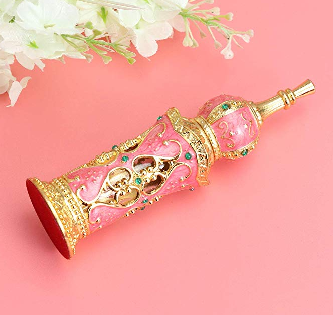 H&Z Refillable Perfume Bottles Vintage Middle Eastern Style Glass Empty Essential Oil Bottle Wedding Gifts 15ML