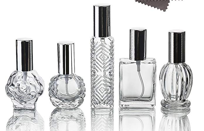 H&Z Vintage Refillable Perfume Bottles Glass Empty Spray Bottle Wedding Gifts Car Decor