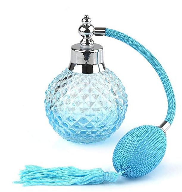 H&Z wholesale custom made Beautyflier 3.4 Oz Perfume Atomizer Clear Glass Empty Refillable Perfume Bottle with Long Tassel