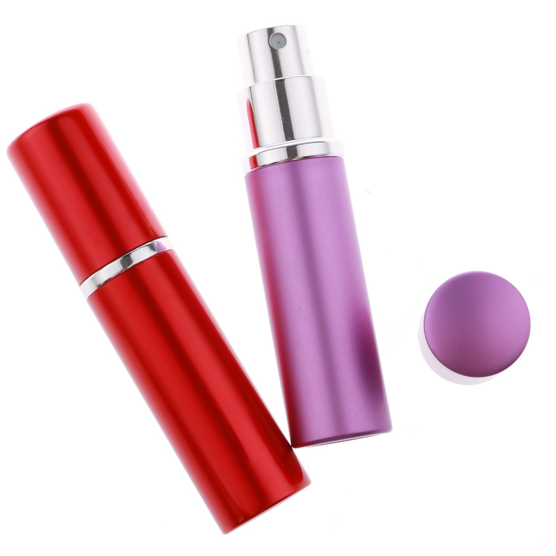 H243 5ml Home Fragrances Travel Refillable Fragrance Atomizer Portable Glass Spray Bottles Aluminium Perfume Bottle