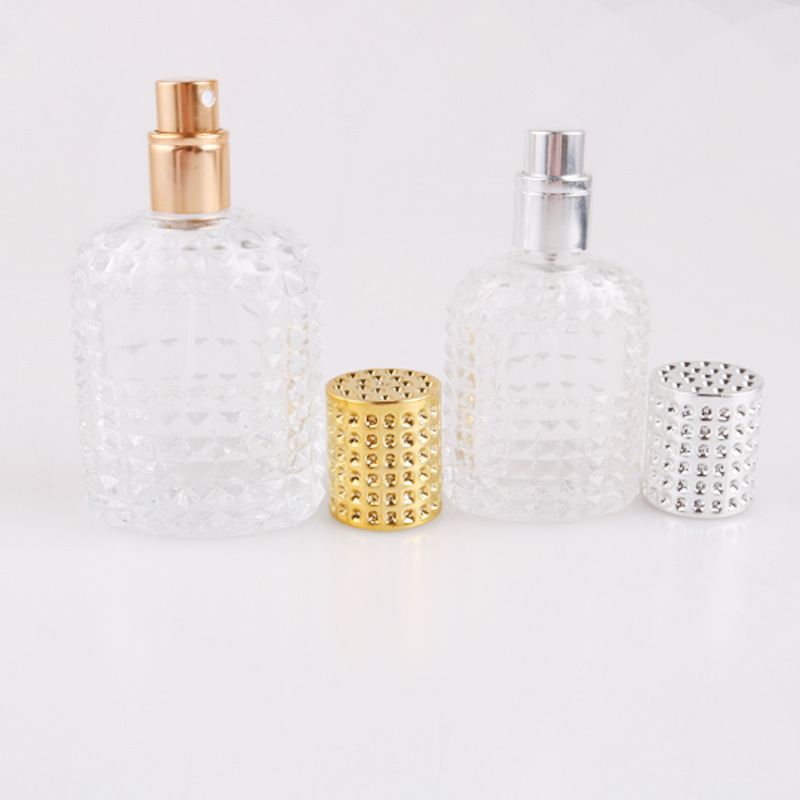 H740 30ml 50ml Empty Cosmetic Containers Spray Bottles Outdoor Travel Multi Colour Portable Glass Perfume Bottle