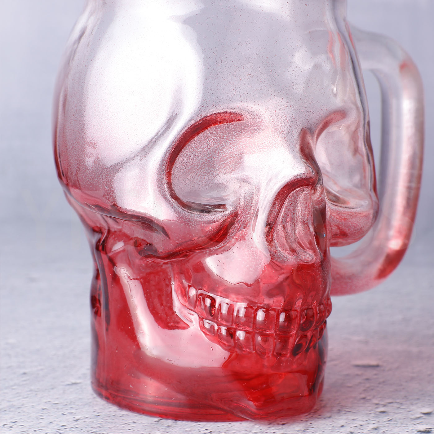 HALLOWEEN COLORED SHAPED MASON STYLE DRINKING GLASS JAR WITH STRAW