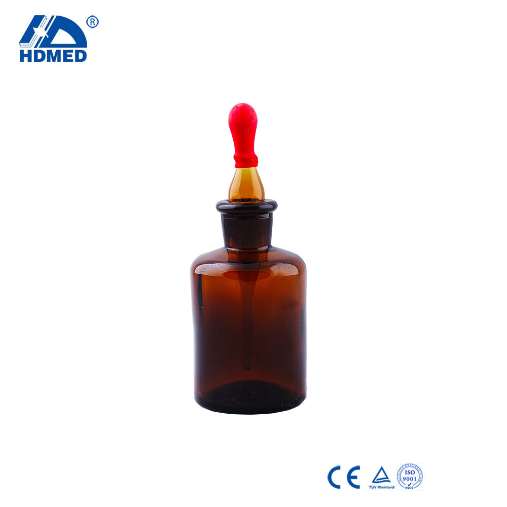 HDMED Medical 500ml Amber Reagent Bottle with Narrow Mouth