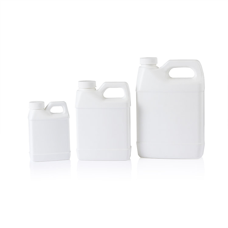 HDPE 250ml 500ml 1000ml Plastic Chemical Bottle 1 Liter with Screw Cap