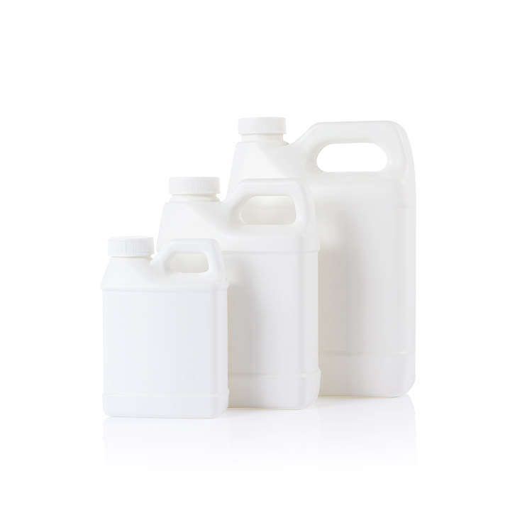 HDPE 250ml 500ml 1000ml Plastic Chemical Bottle 1 Liter with Screw Cap