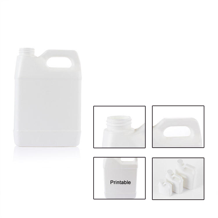 HDPE 250ml 500ml 1000ml Plastic Chemical Bottle 1 Liter with Screw Cap