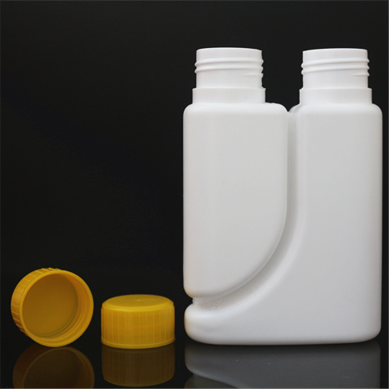 HDPE double neck bottle twin neck bottle pesticide agricultural chemicals plastic bottle