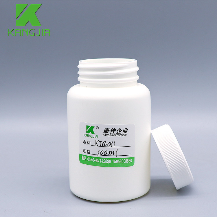 HDPE wide mouth 100ml round plastic chemical bottles for pharmacy bottles