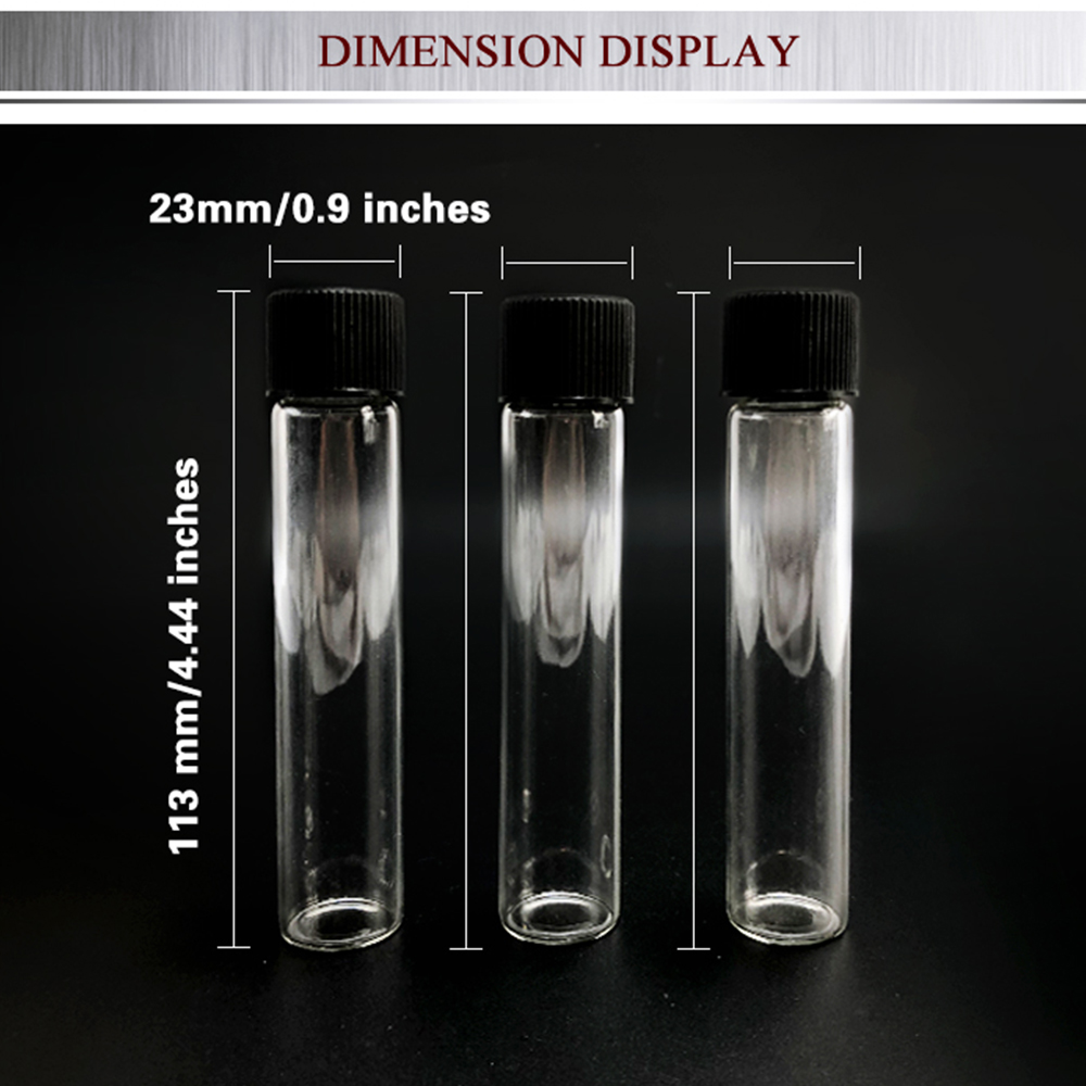 HEMPACKA Child Proof Doob Joint Blunt Tube Prerolled Glass Tube With CR Top